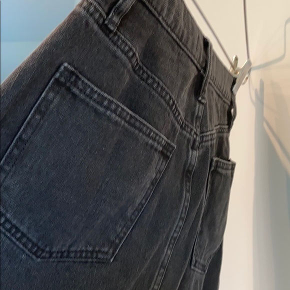 NEW Madewell Black Denim Mini Skirt - Picture 4 of 7